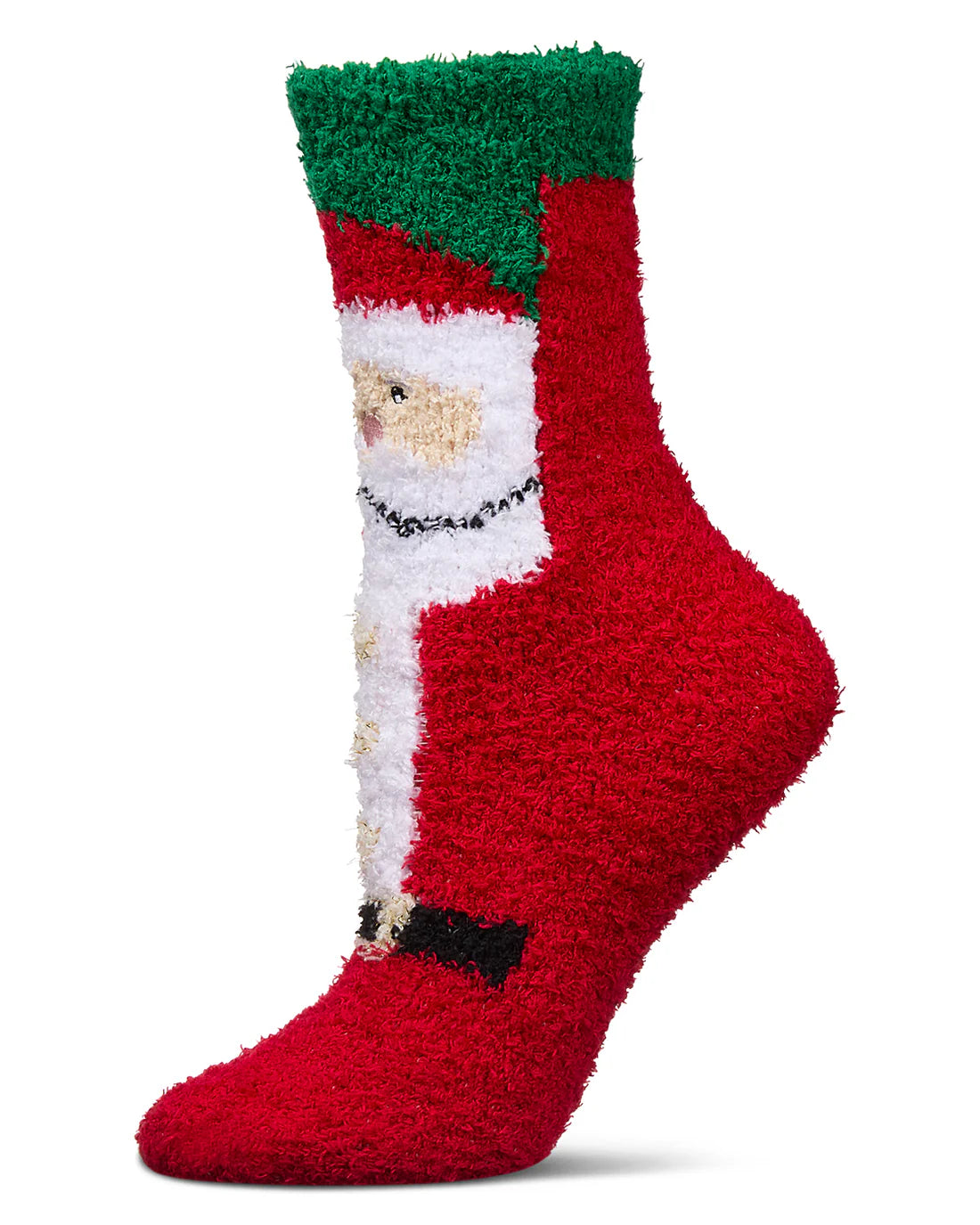 Santa Mistle Toes Cozy Crew Socks