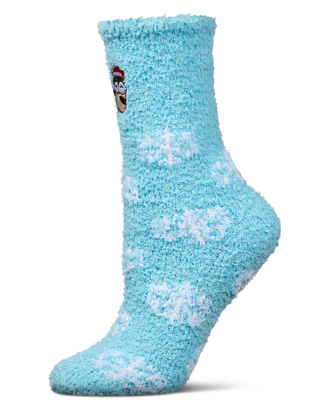Owl Mistletoe Cozy Crew Socks