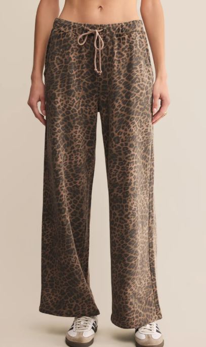 HUNTER LEOPARD KNIT PANT