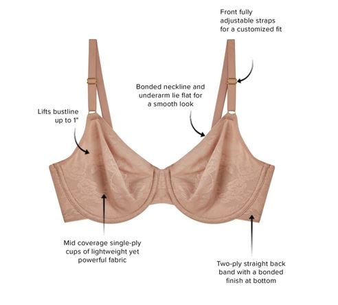 High Profile Underwire Bra
