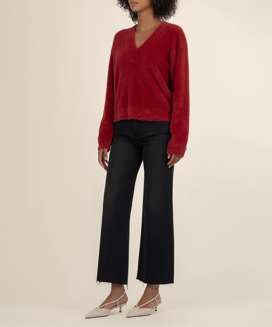 REVEL-DEEP V BOXY SWEATER