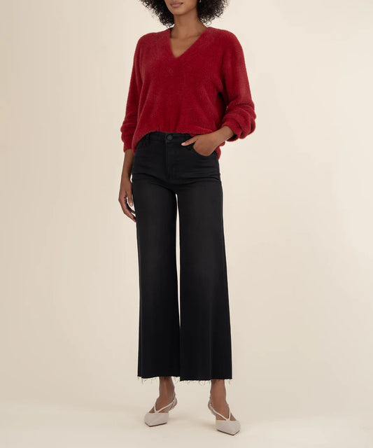REVEL-DEEP V BOXY SWEATER