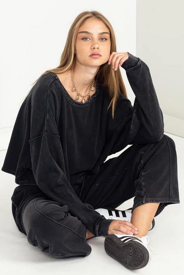FRESH TRENDS PINTUCK SWEATPANTS