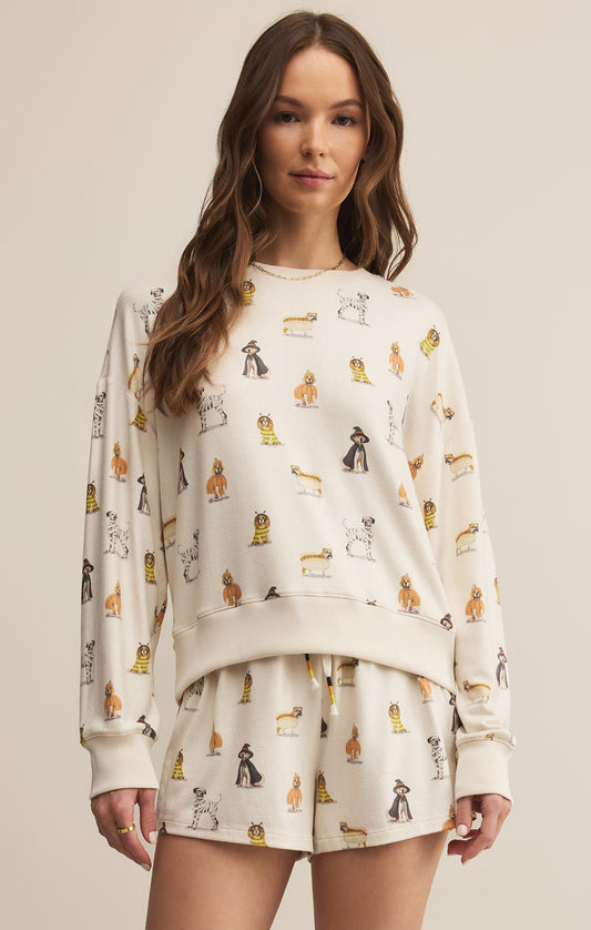 ELLE PUP LS TOP