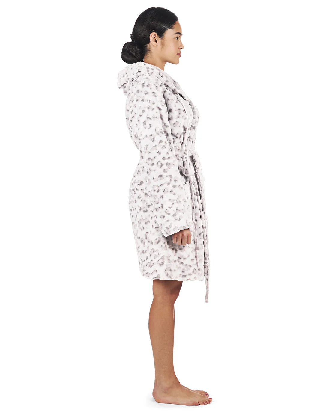 Leopard Print Plush Robe