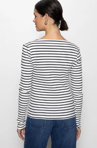 LONG SLEEVE BOATNECK T-SHIRT