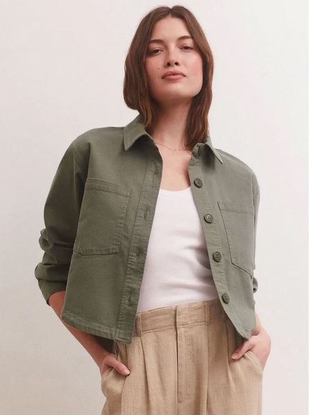 CROPPED TWILL
JACKET