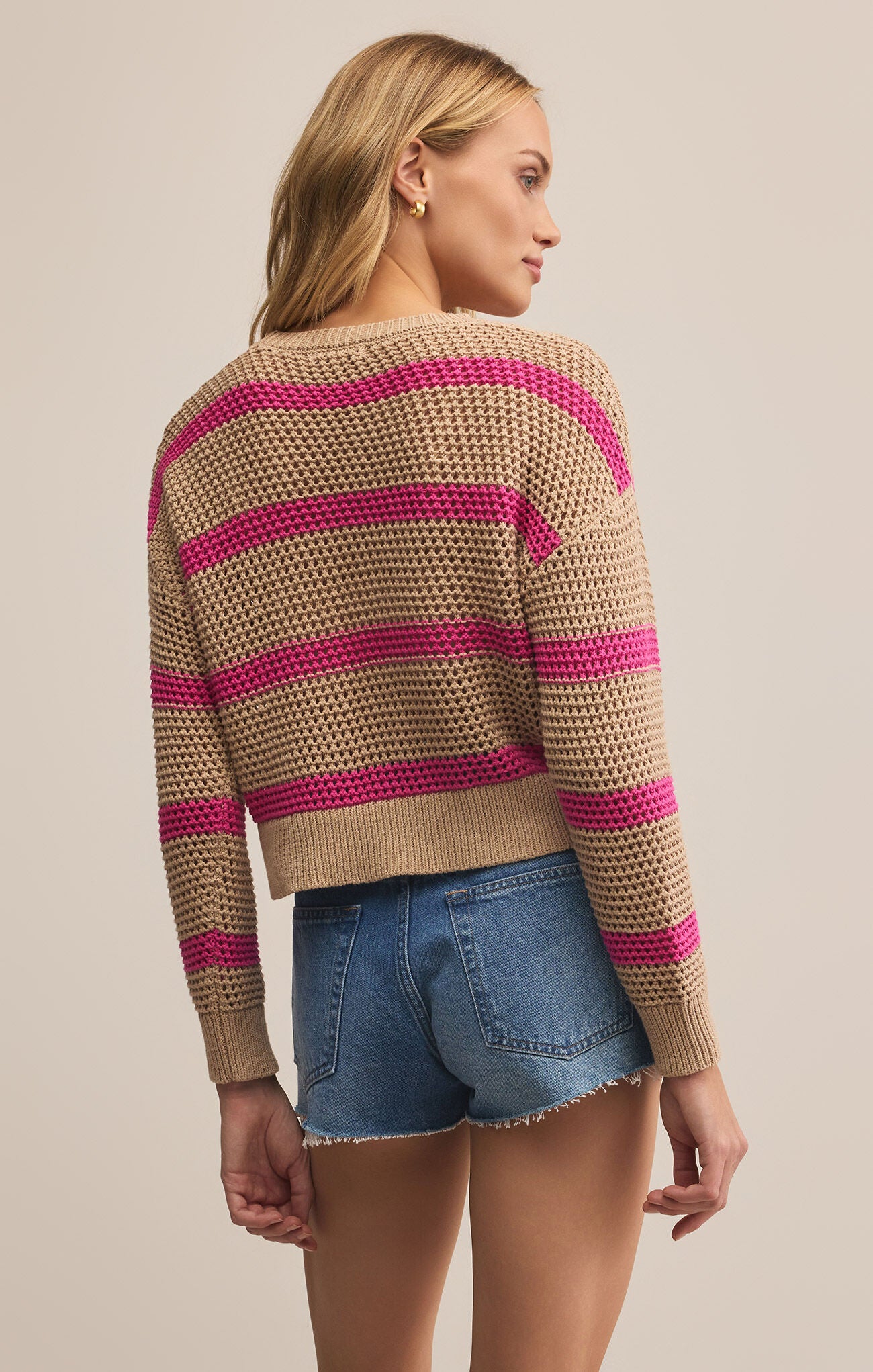 BROADBEACH STRIPED SWEATER
