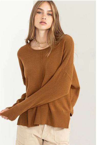 NOT A PLAYER DROP SHOULDER SWEATER