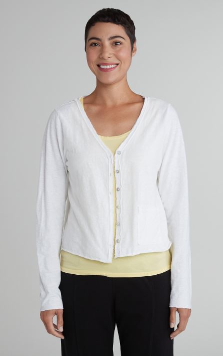 CROP POCKET CARDI