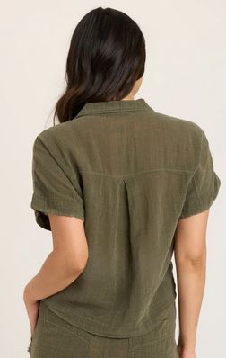 Gauze Teagan Tie Top