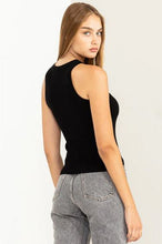Load image into Gallery viewer, STAY EASY RIBBED SWEATER TANK TOP
