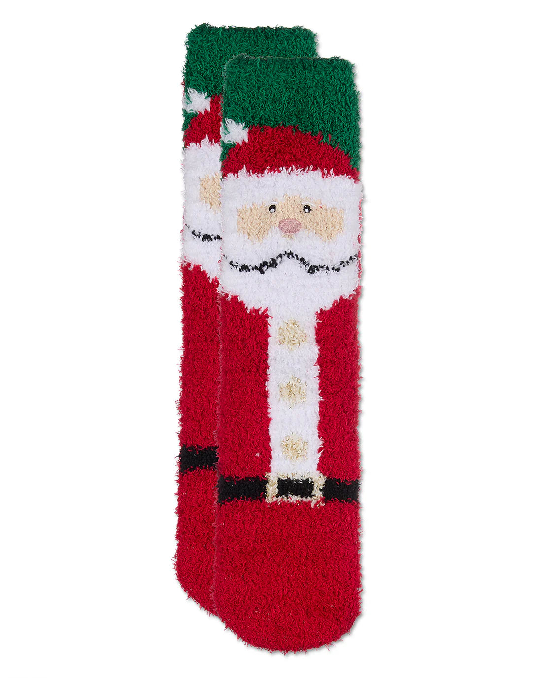 Santa Mistle Toes Cozy Crew Socks