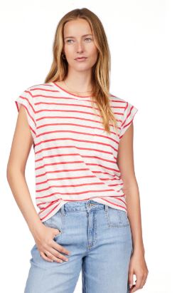 RELAXED CAP SLEEVE TEE