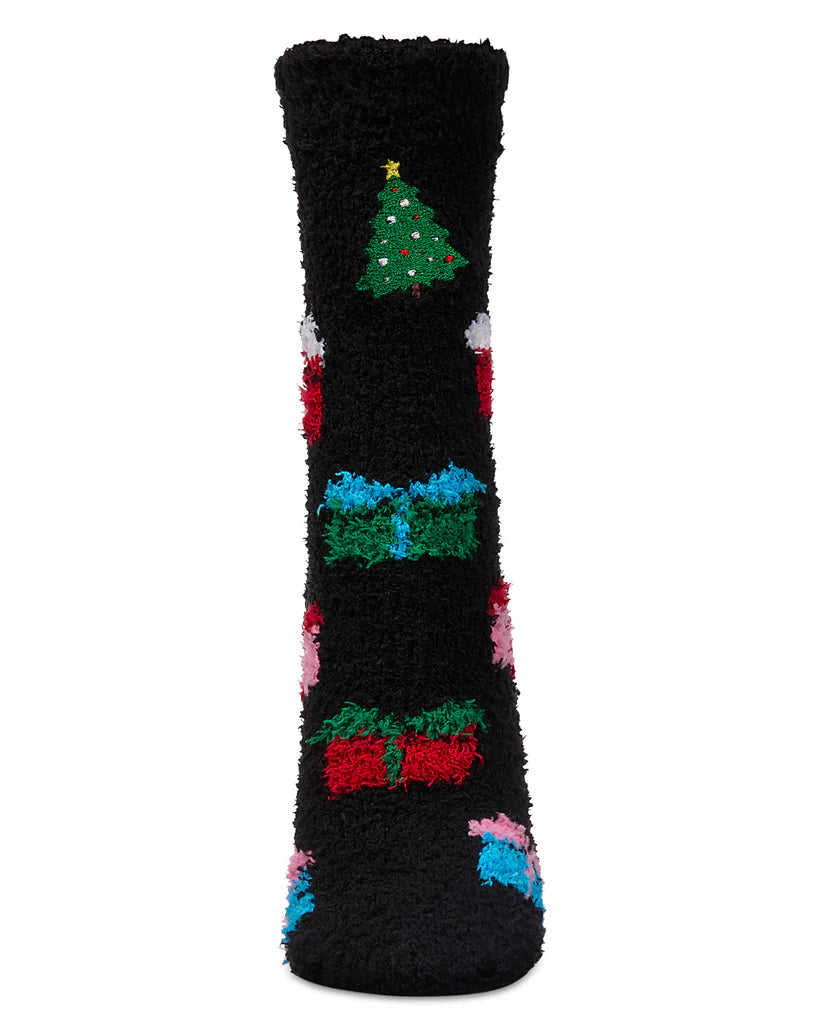 Tree & Presents Mistle Toes Cozy Crew Socks