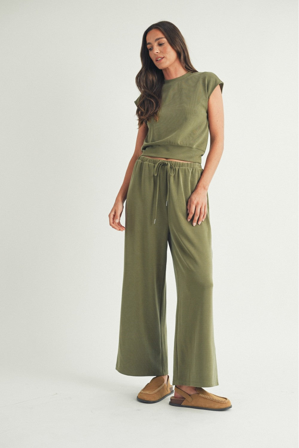 WIDE LEG COMFY PANTS