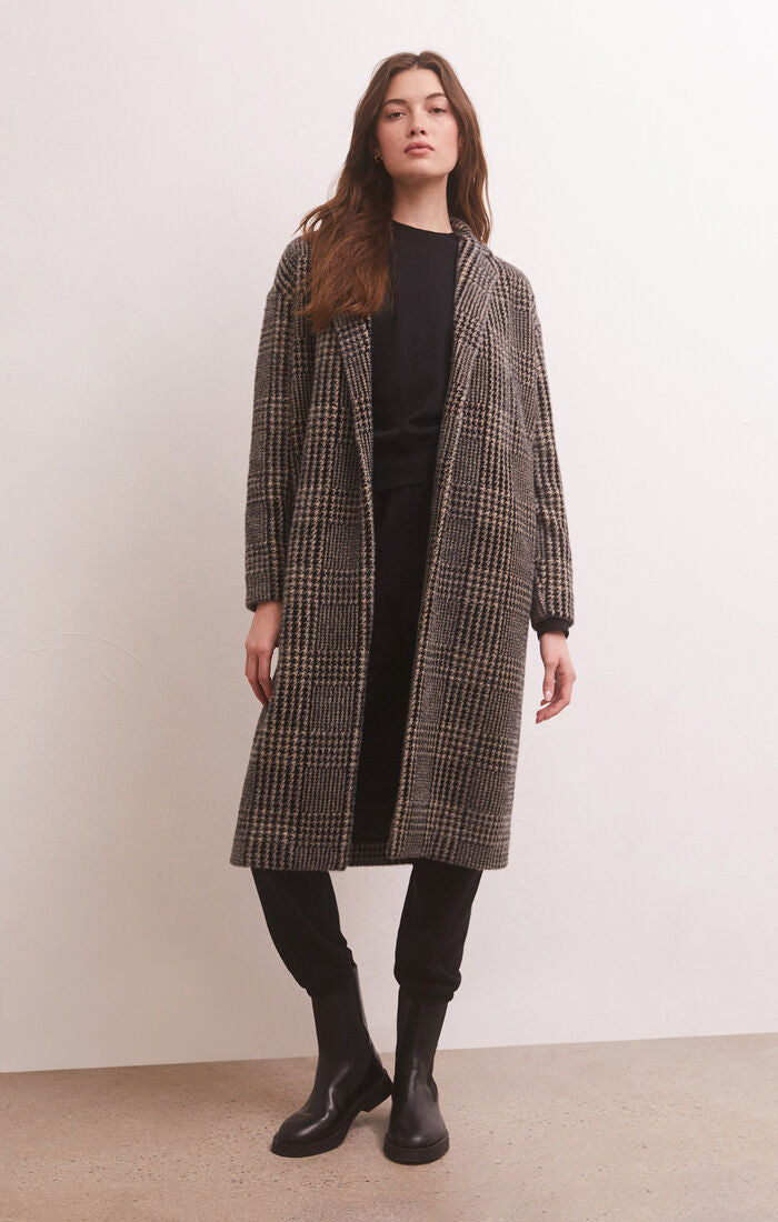 MASON HOUNDSTOOTH COAT