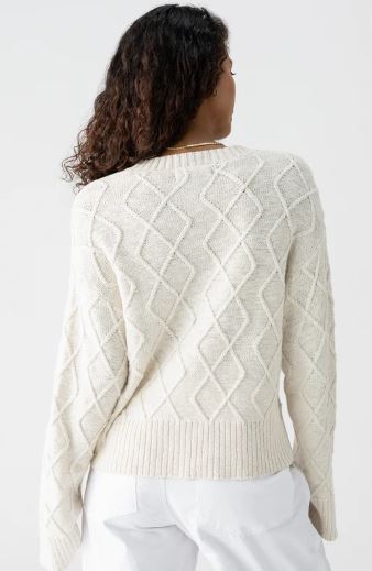 COASTAL CABLE CREWNECK