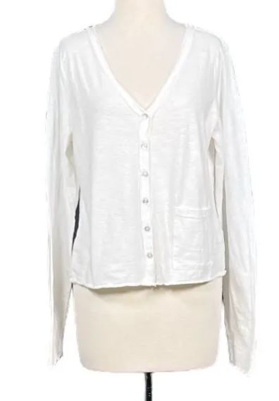 CROP POCKET CARDI