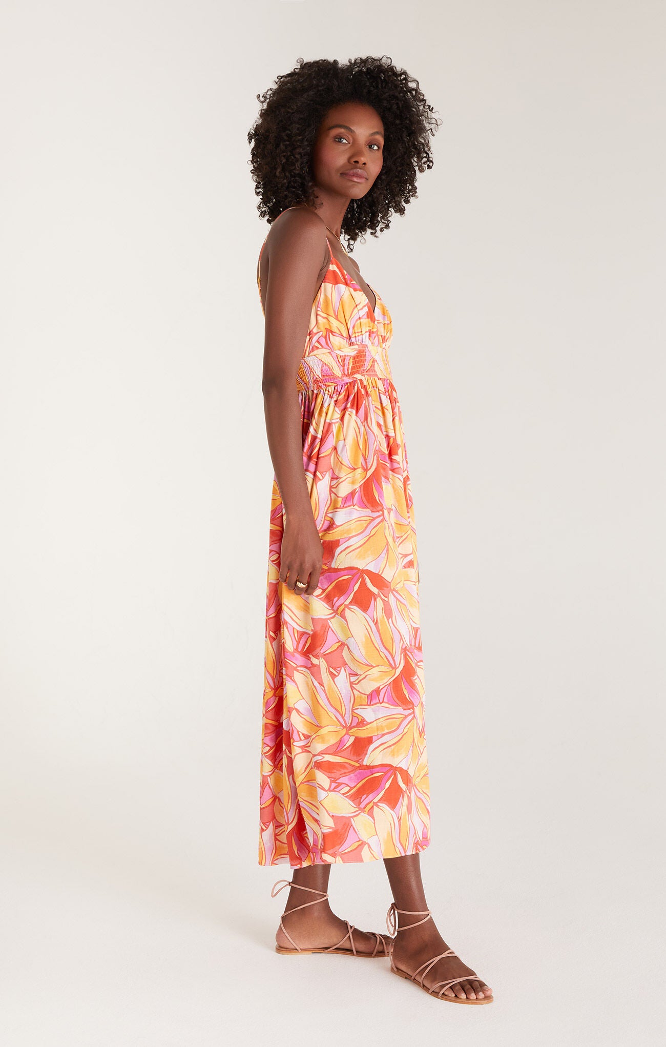 CHARM STAINED GLASS MIDI DRESS