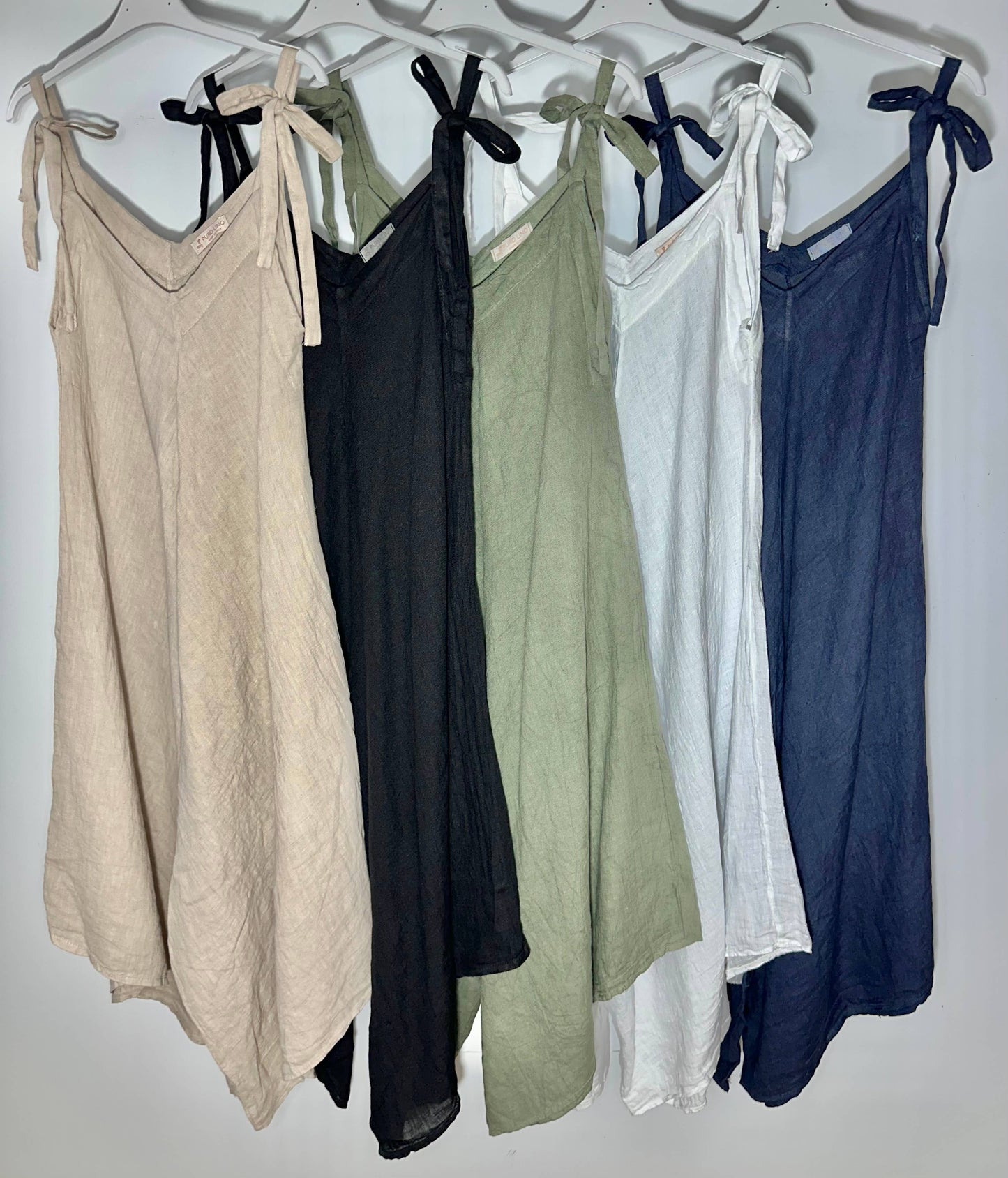 Karamel Collection KC1001  | Linen Jumpsuit With Ties
