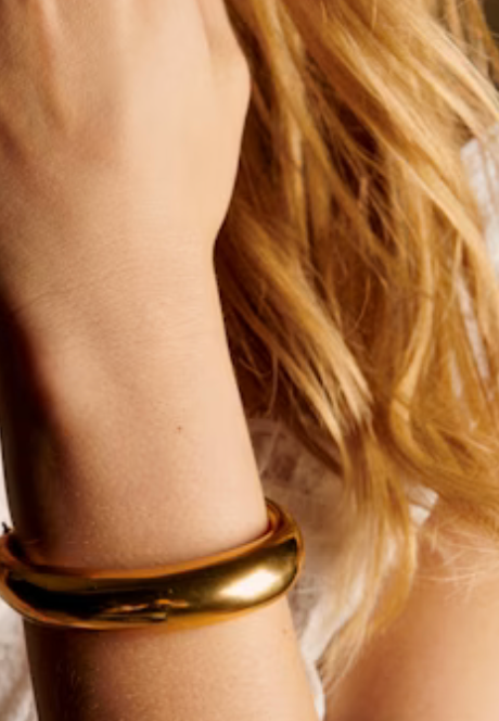Editorial Hinge Bracelets 14K Gold PVD- Recycled 