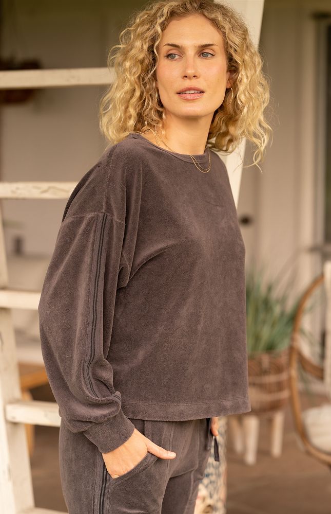 Rugby Stripe Dottie Sweatshirt