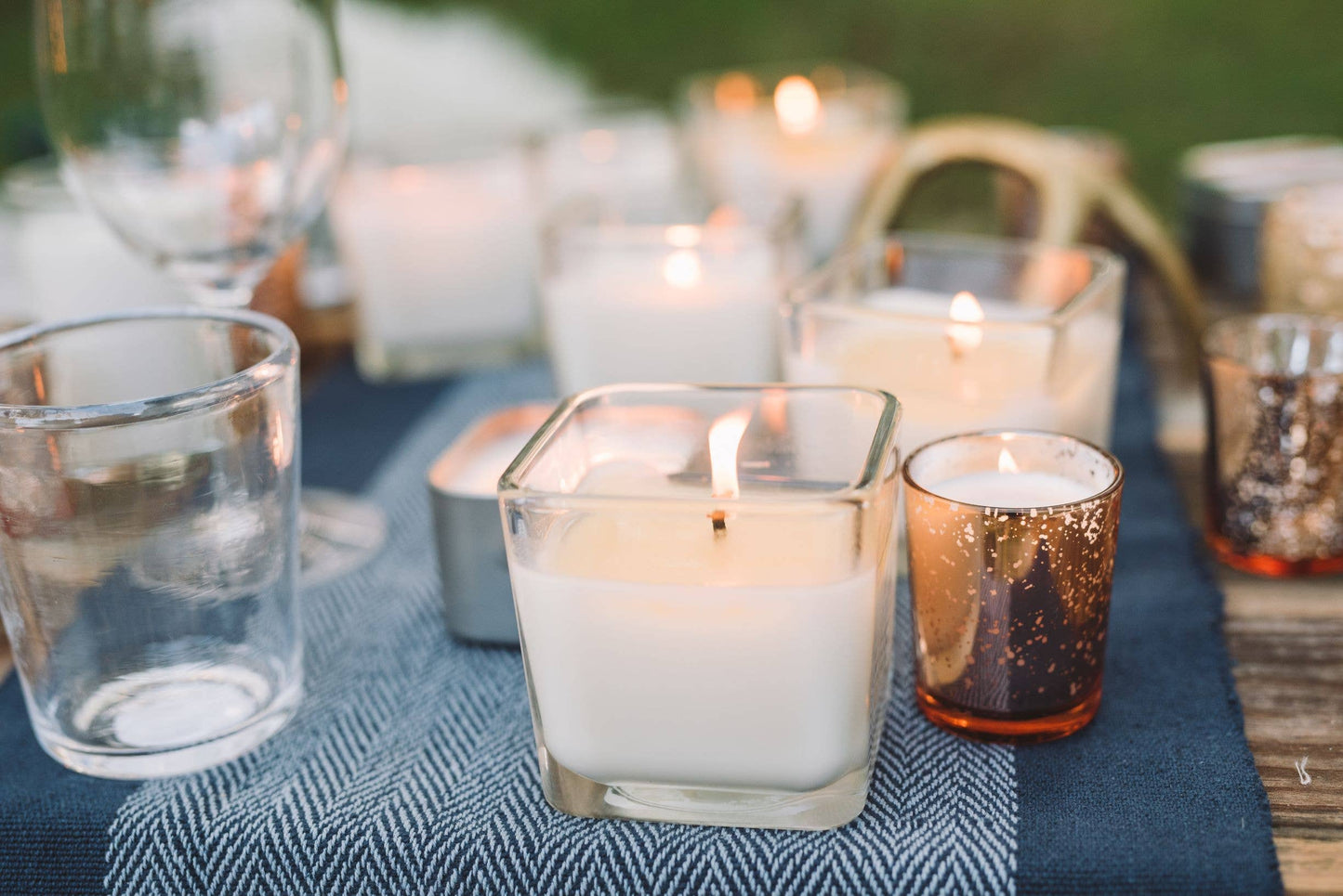 Creative Energy Candles - White Tea & Violet: 2-in-1 Soy Lotion Candle