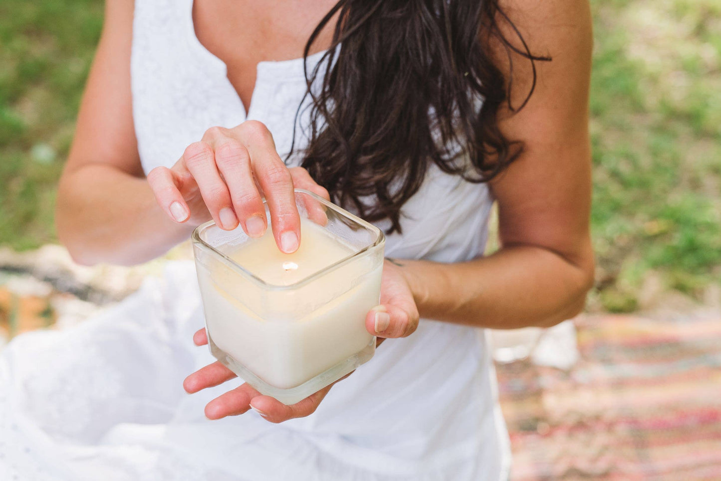 Creative Energy Candles - Hannah Lily, Rose & Grapefruit: 2-in-1 Soy Lotion Candle