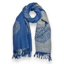 Load image into Gallery viewer, Tree of Life Cashmere Blend Scarf
