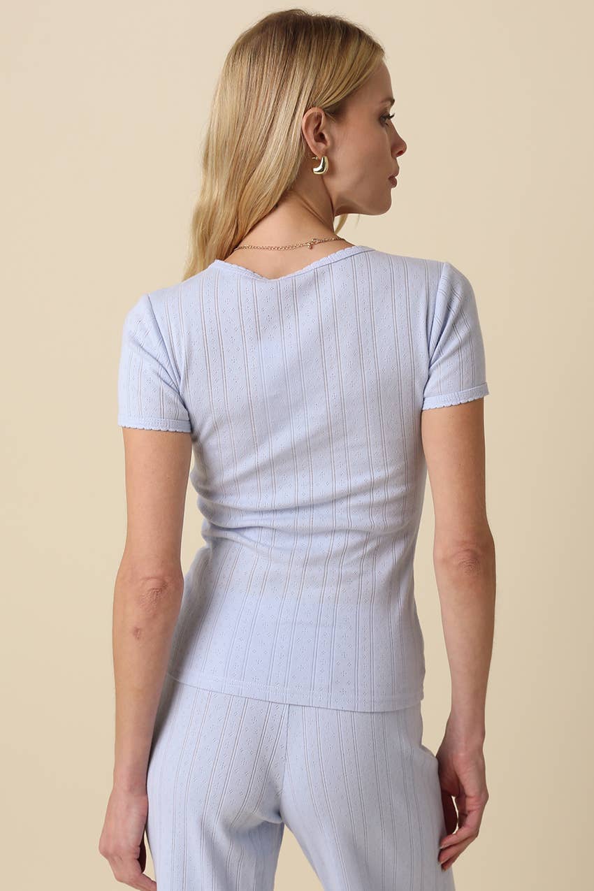 Olivaceous - Marley Ribbed Knit Top