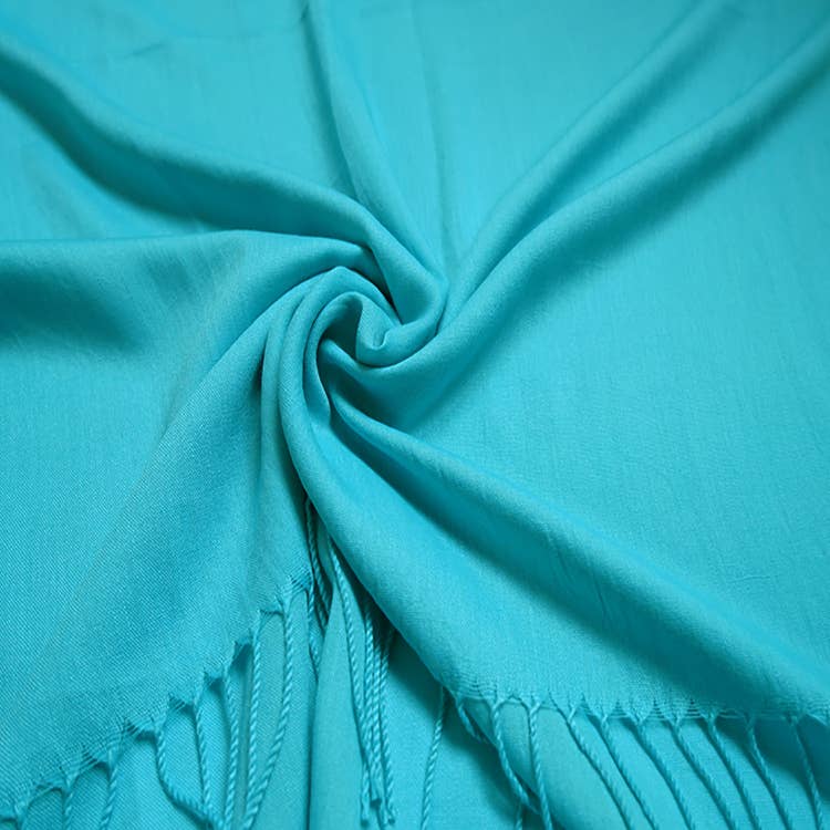 Cotton Blend Tassel Pashmina