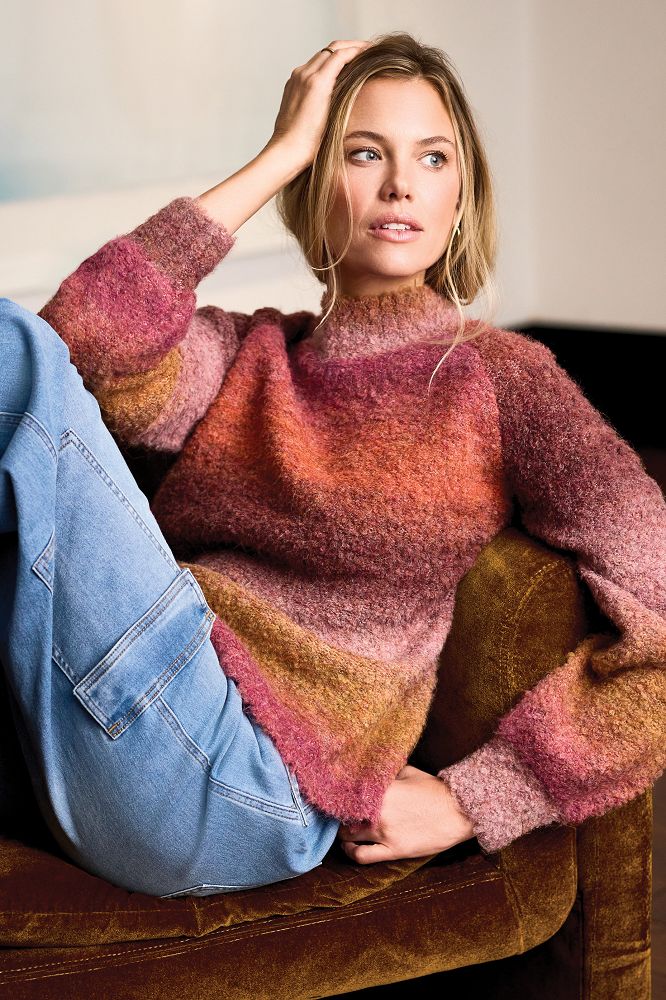 L/S MOCK NECK SWEATER