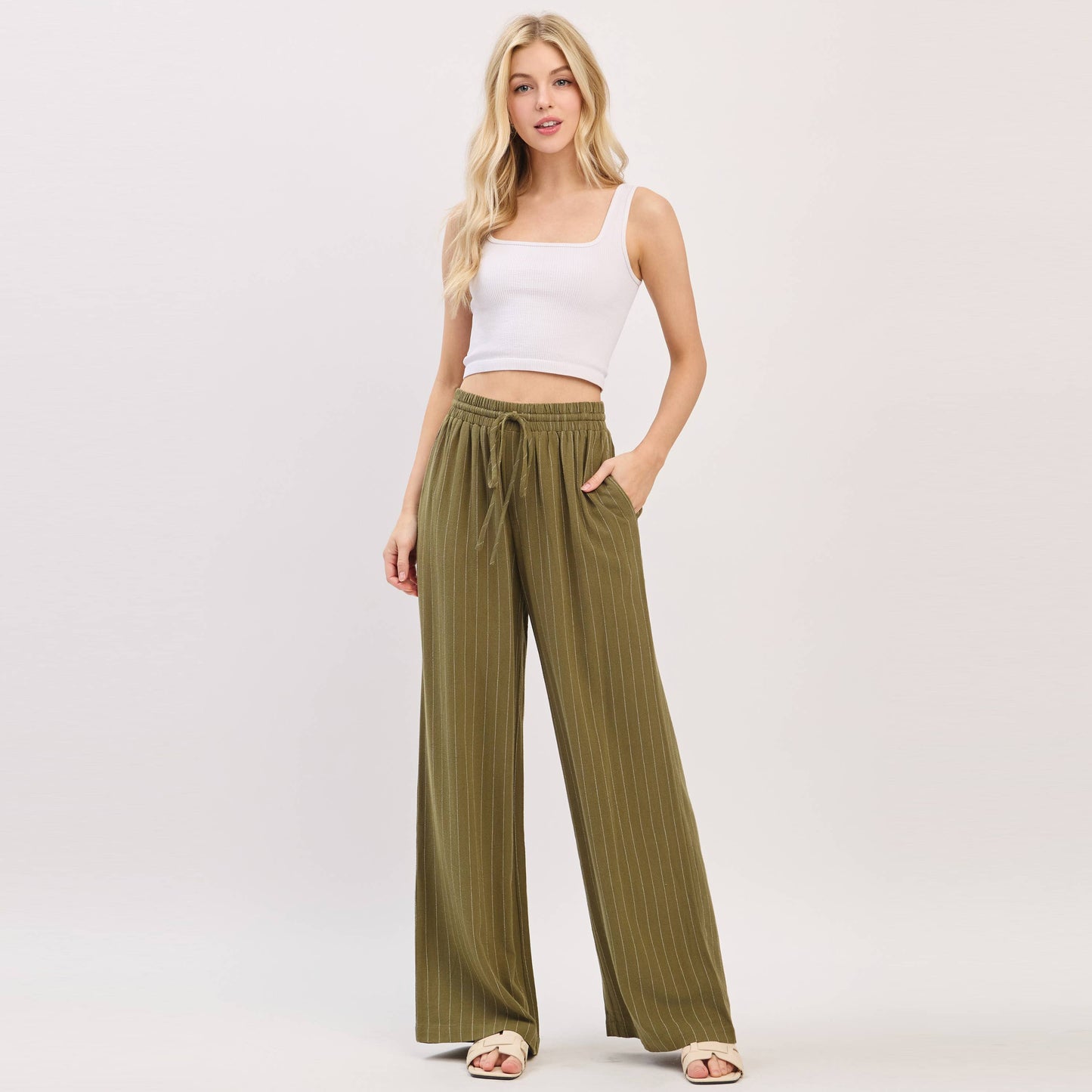 Solid Wide Leg Pants - Final Touch