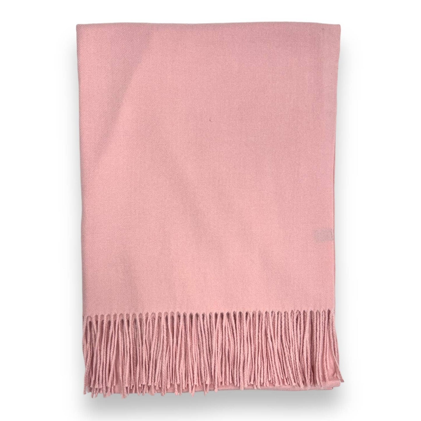 London Scarves - Classic Plain Cashmere Blend with Tassels