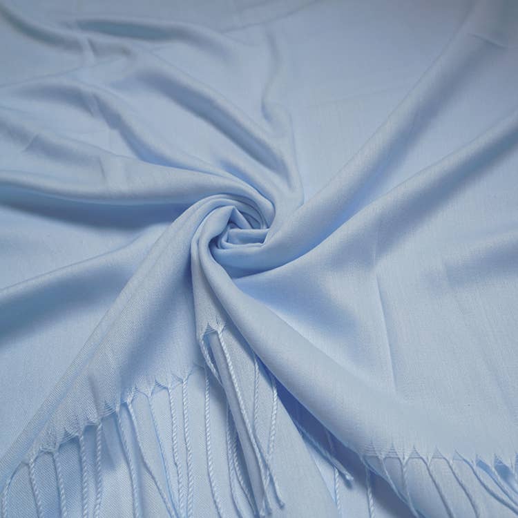Cotton Blend Tassel Pashmina