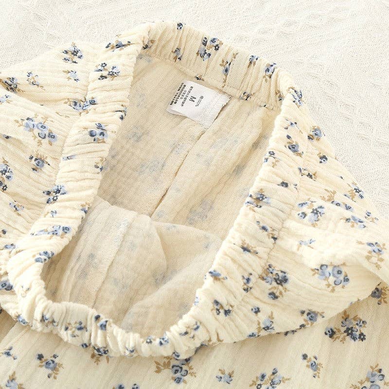Printed Long Sleeve Pajama Set