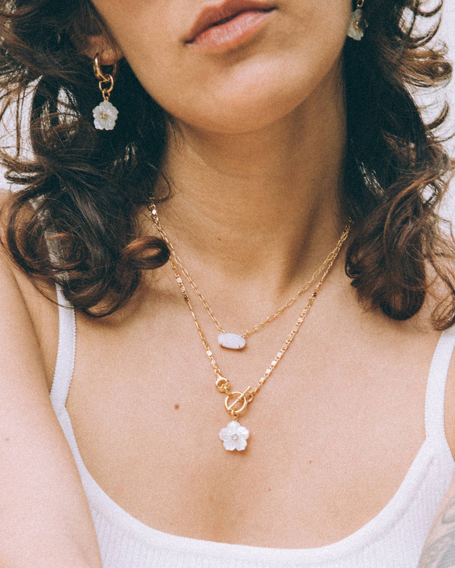 Luna Norte - Tulum Flora Toggle Necklace