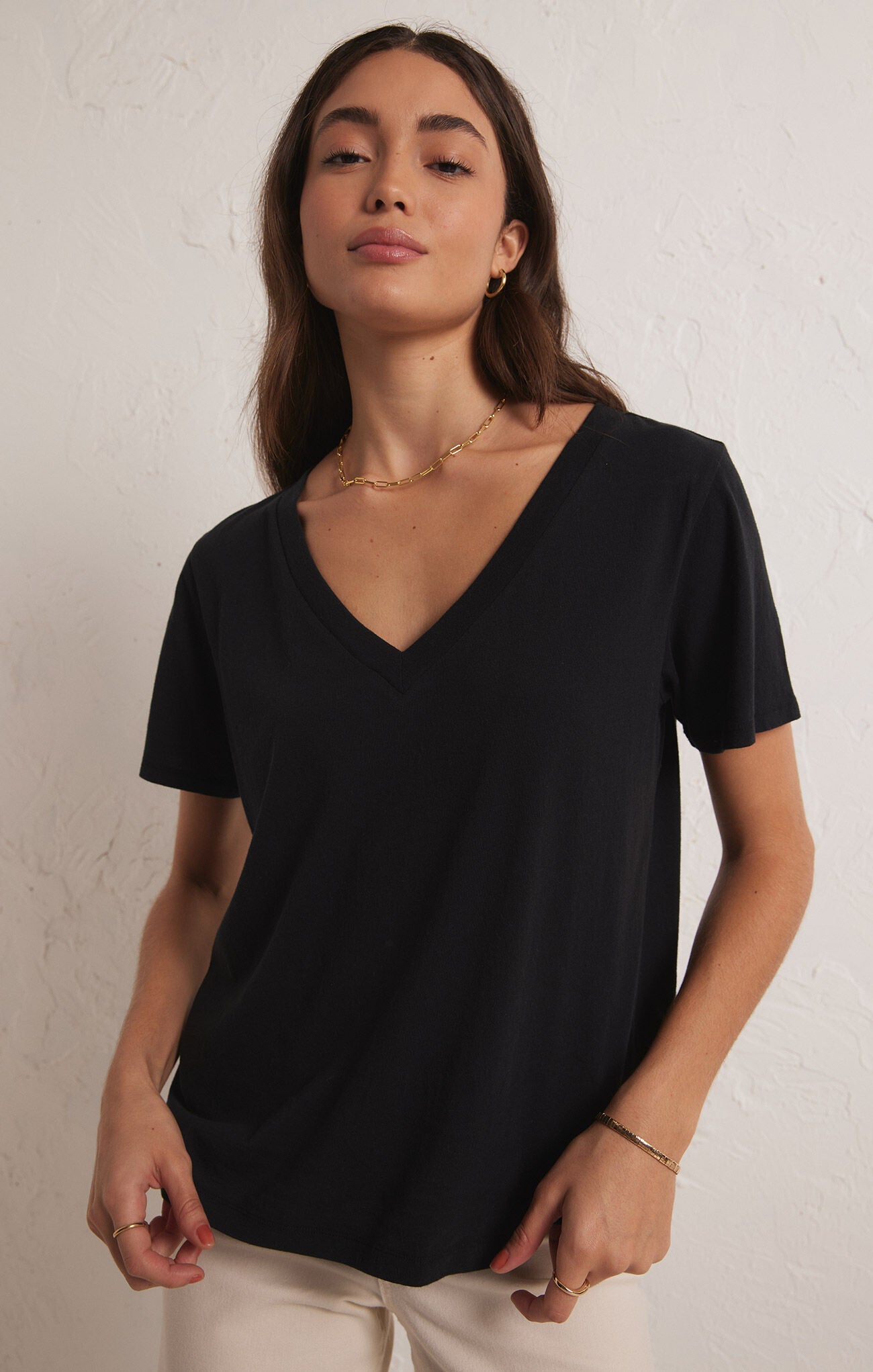 Girlfriend V-Neck Tee