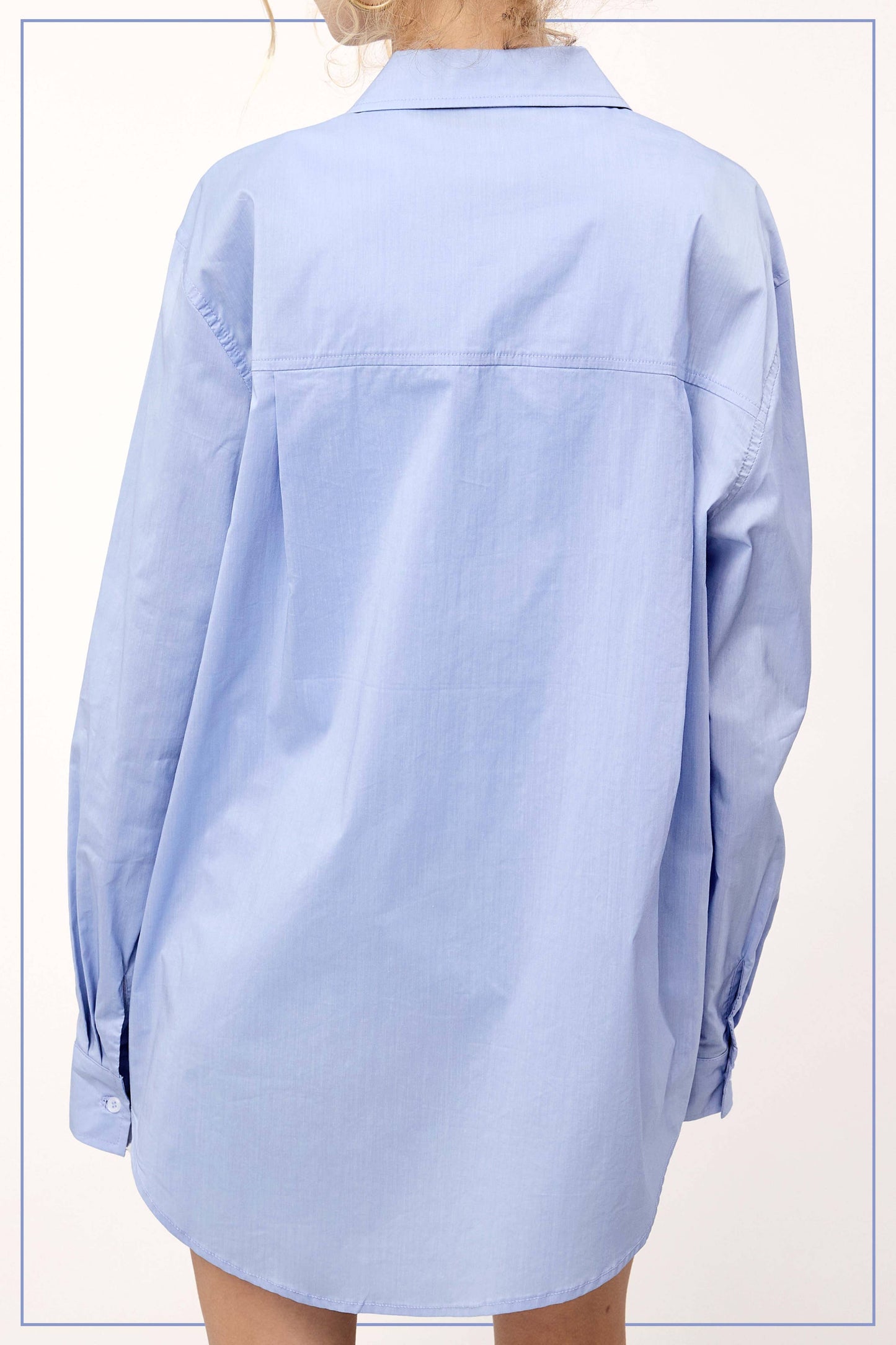 La Miel - SRT7809-Classic Collared Button Down Poplin Shirts