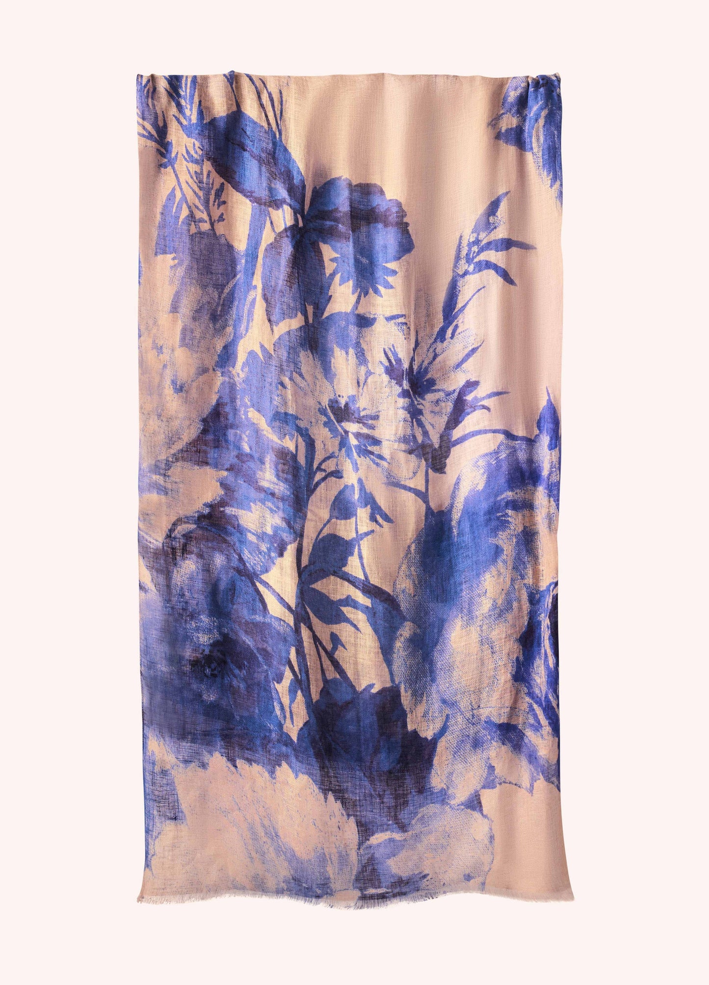 Powder Design inc - US - Linen/Cotton Scarf - China Blue Blooms