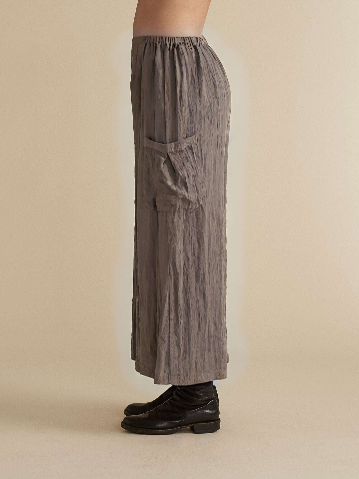 WIDE LEG POCKET PANT