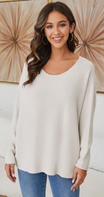 CREW NECK LONG SLEEVE SWEATER