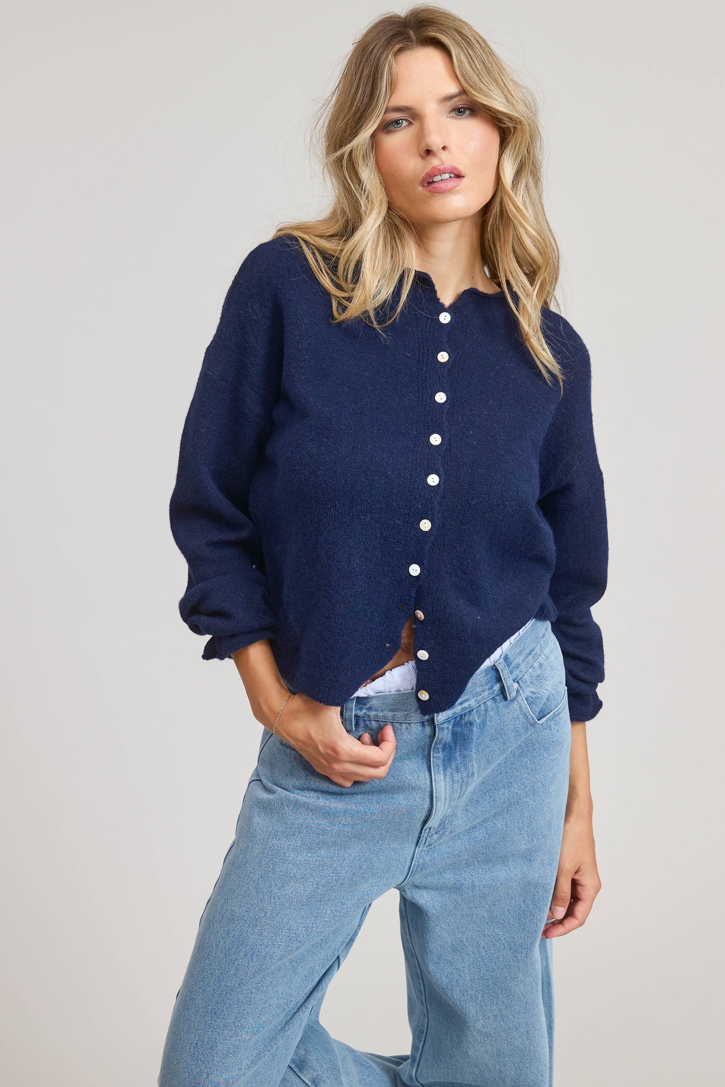 Mimosa - Essential Button Down Cardigan Top