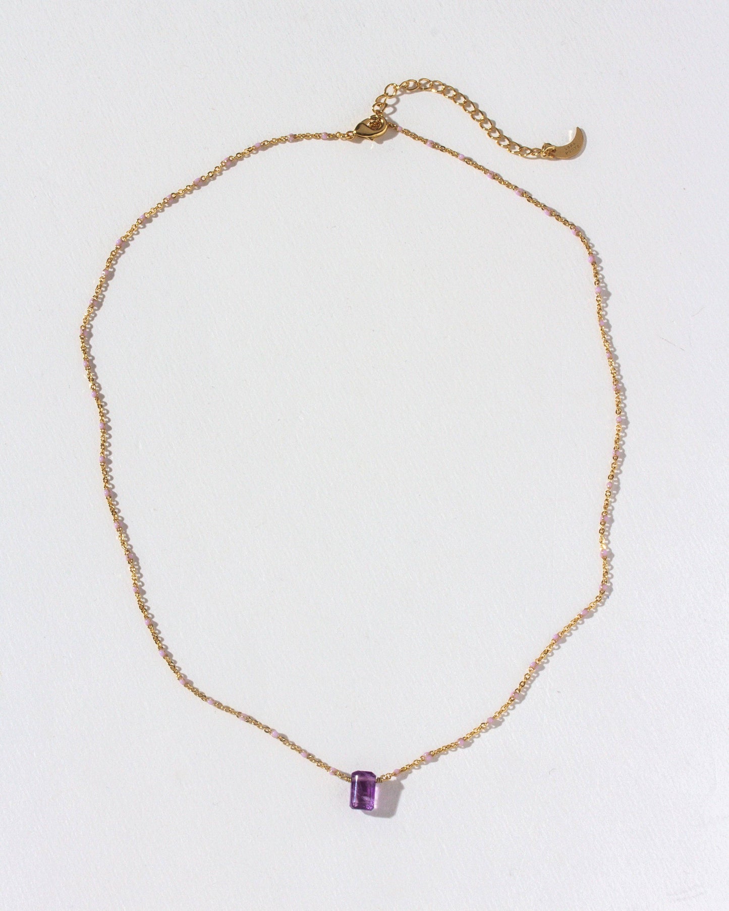 Luna Norte - Prism Gems Birthstone Necklace - February