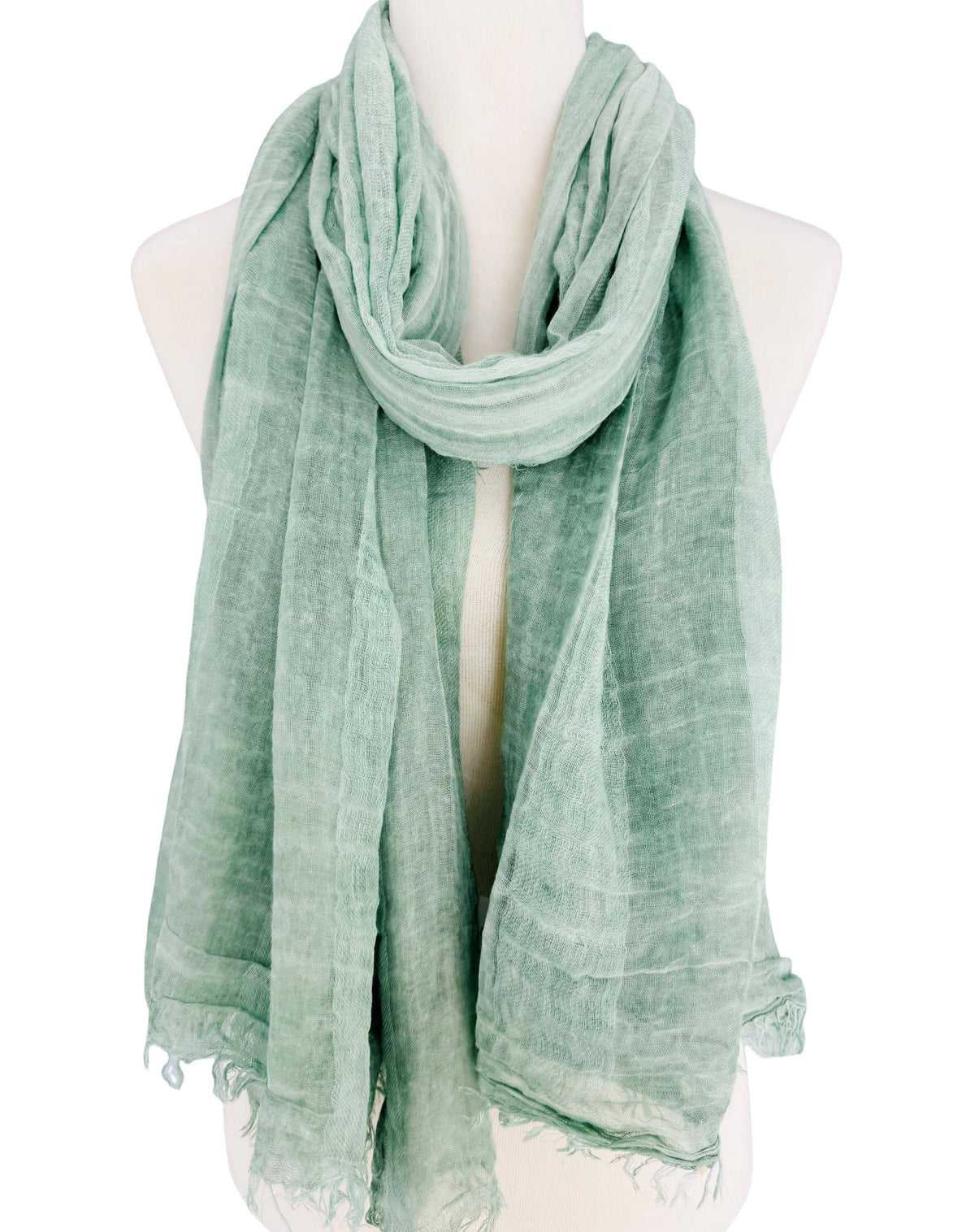 JC Sunny Fashion - JC022815 Stonewash Style Super Soft Oversized Solid Scarf
