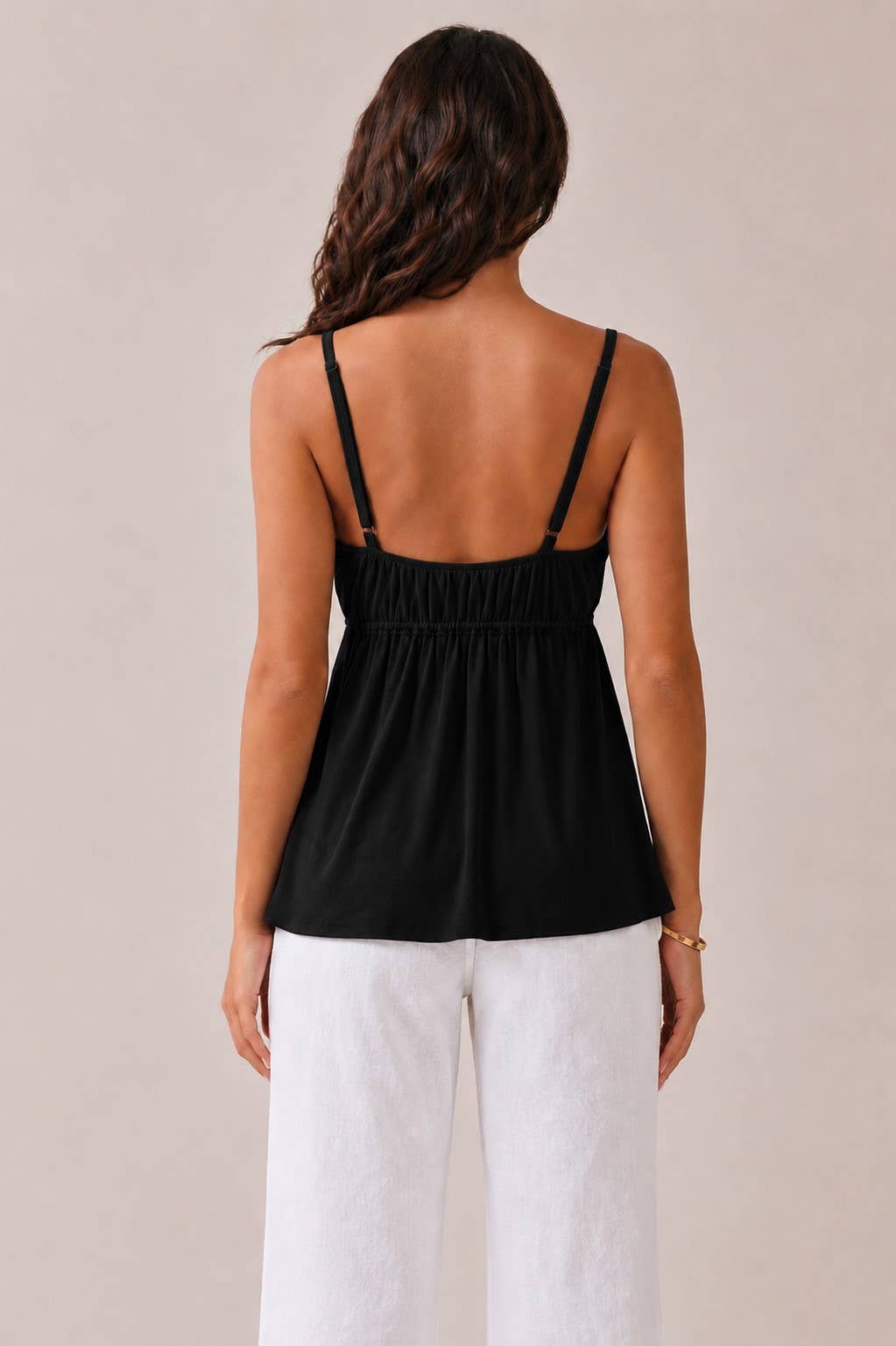 RC57591 - BABYDOLL OVERLOCK STITCH CAMISOLE