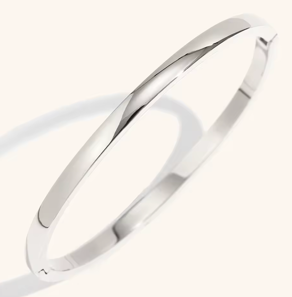 Sofia-Hinge Bangle 14K Gold  Waterproof- PVD plated