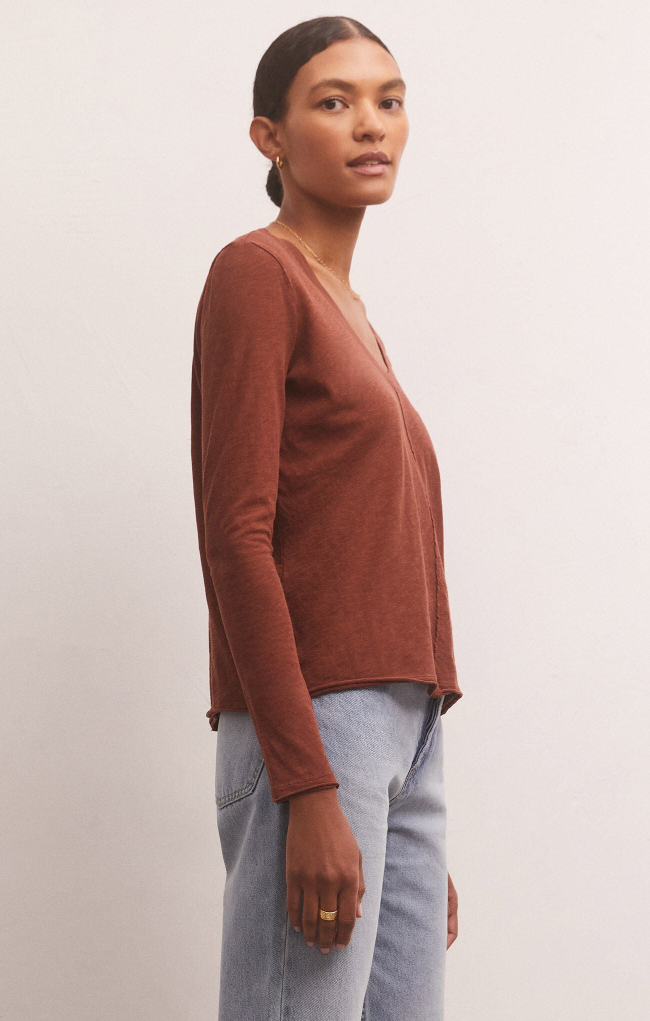 Dream Long Sleeve Slub Tee