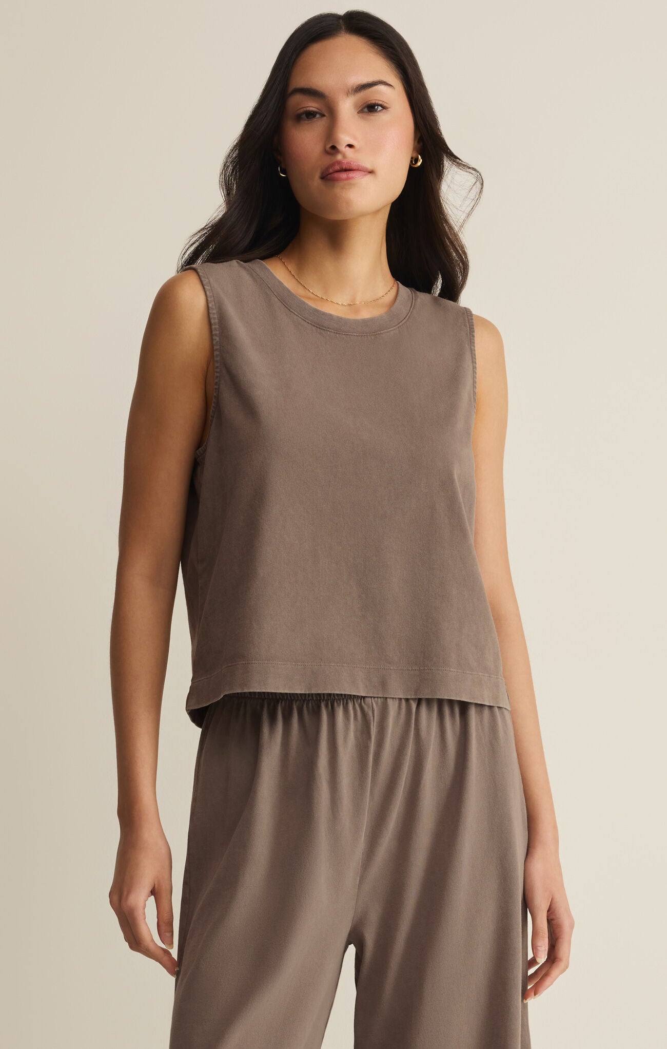 SLOANE JERSEY MUSCLE TANK